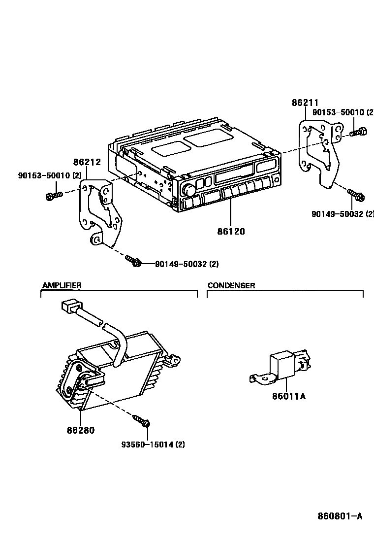 8601 — RADIO RECEIVER & AMPLIFIER & CONDENSER