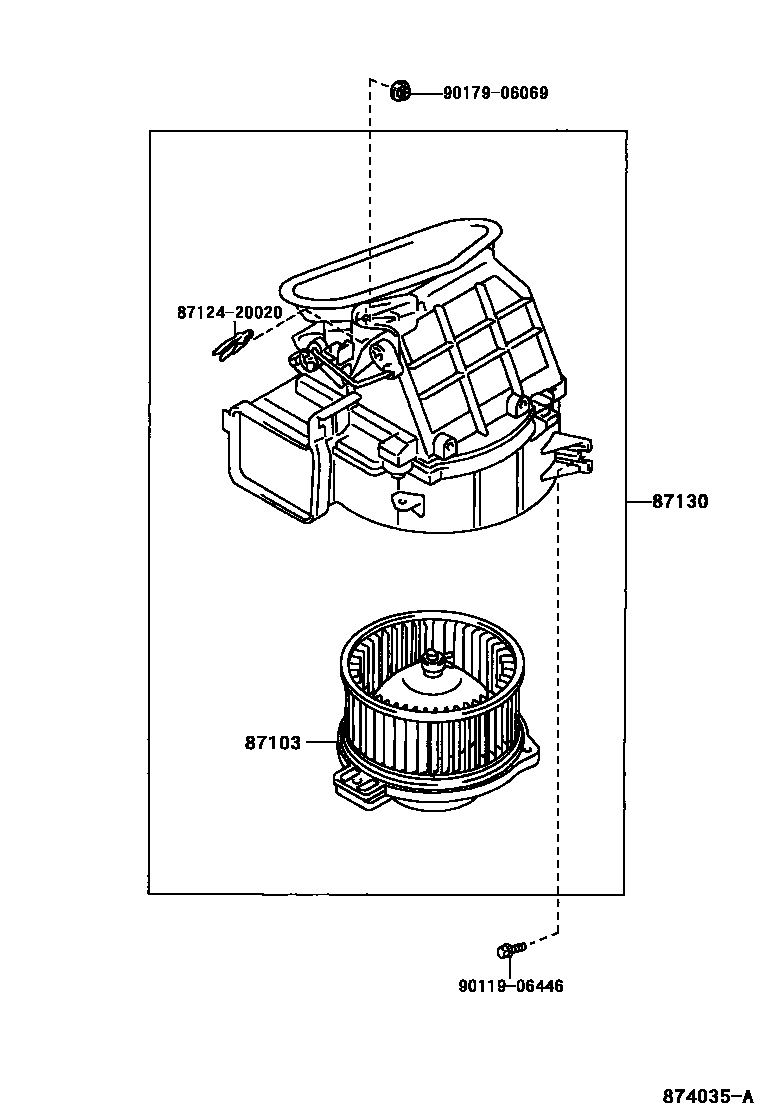 8712 — HEATING & AIR CONDITIONING - HEATER UNIT & BLOWER