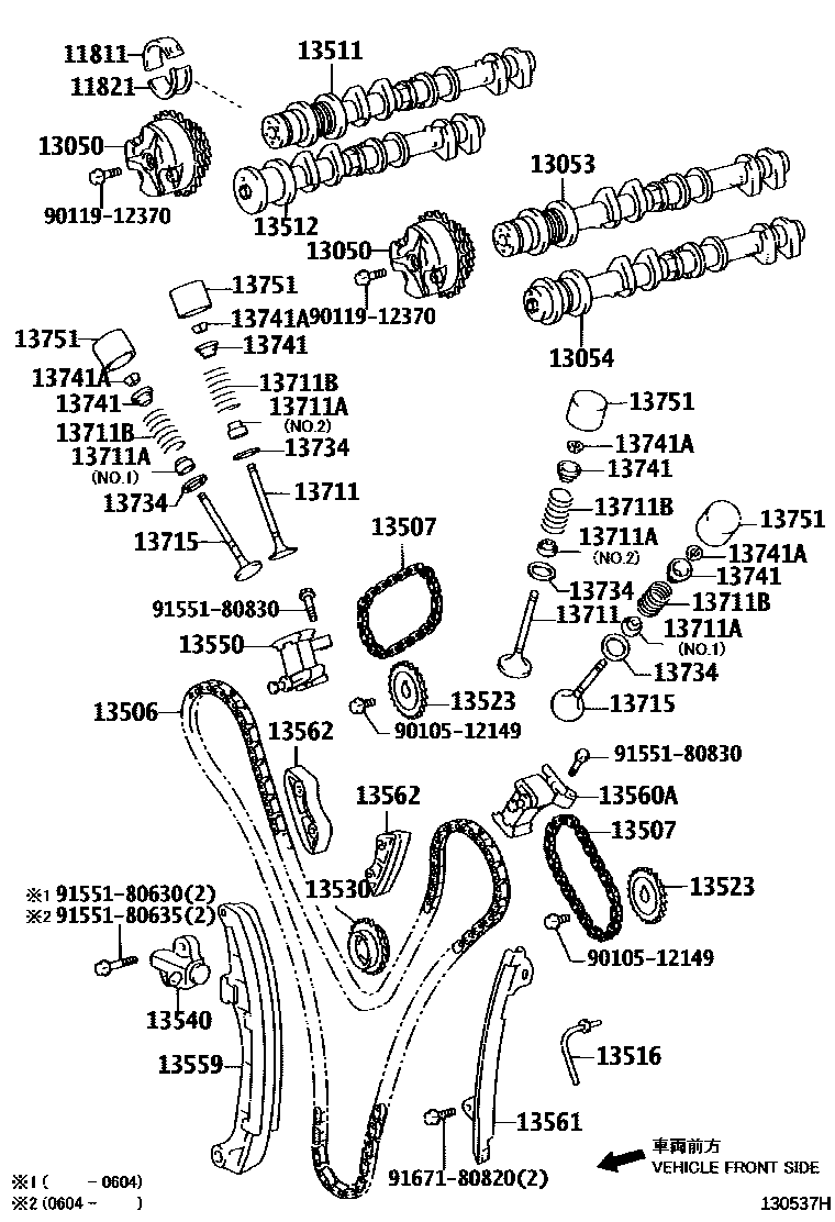 1302 — CAMSHAFT & VALVE