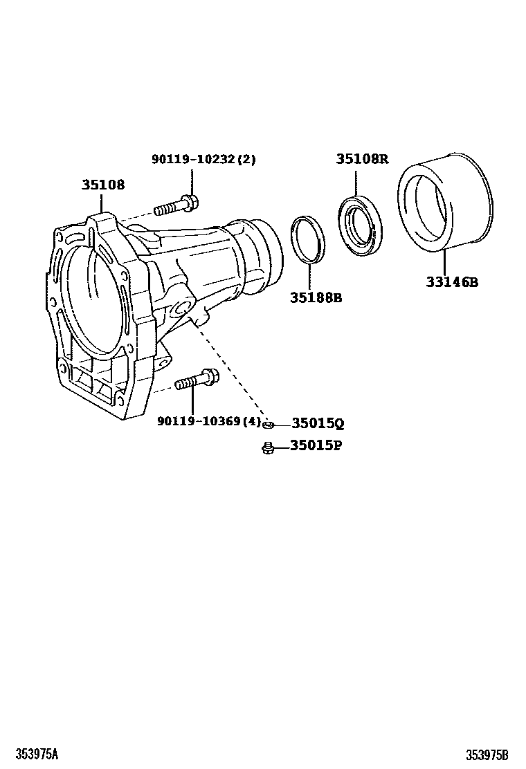 3504 — EXTENSION HOUSING (ATM)
