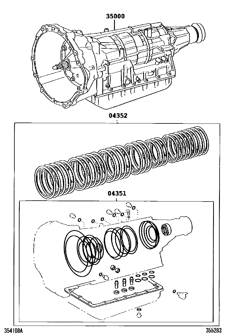 3501 — TRANSAXLE OR TRANSMISSION ASSY & GASKET KIT (ATM)
