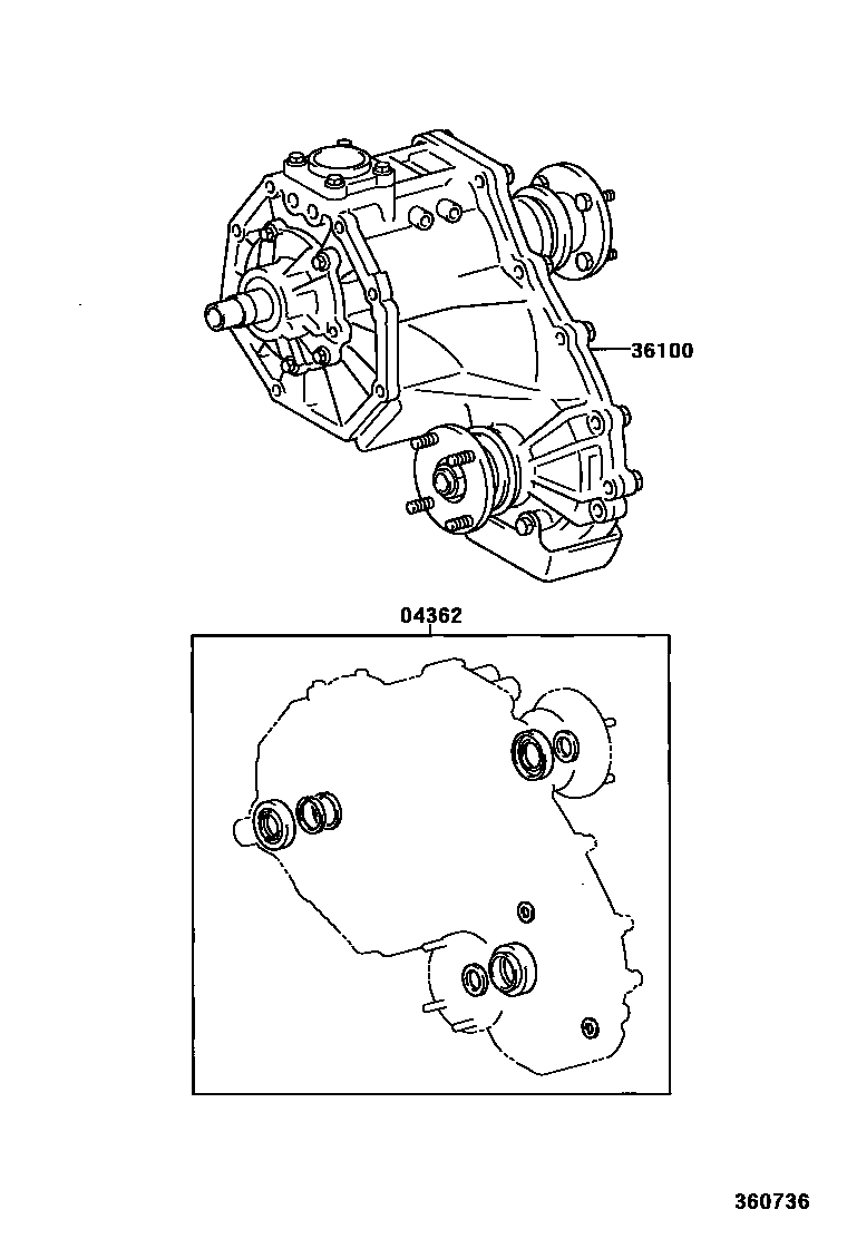 3608 — TRANSFER ASSEMBLY & GASKET KIT