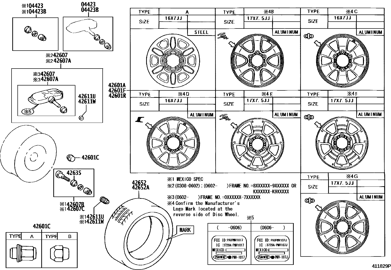 4103 — DISC WHEEL & WHEEL CAP
