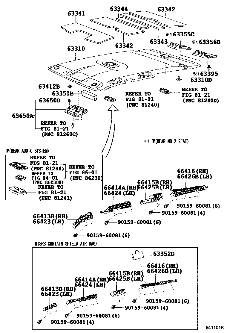 6452 — ROOF HEADLINING & SILENCER PAD