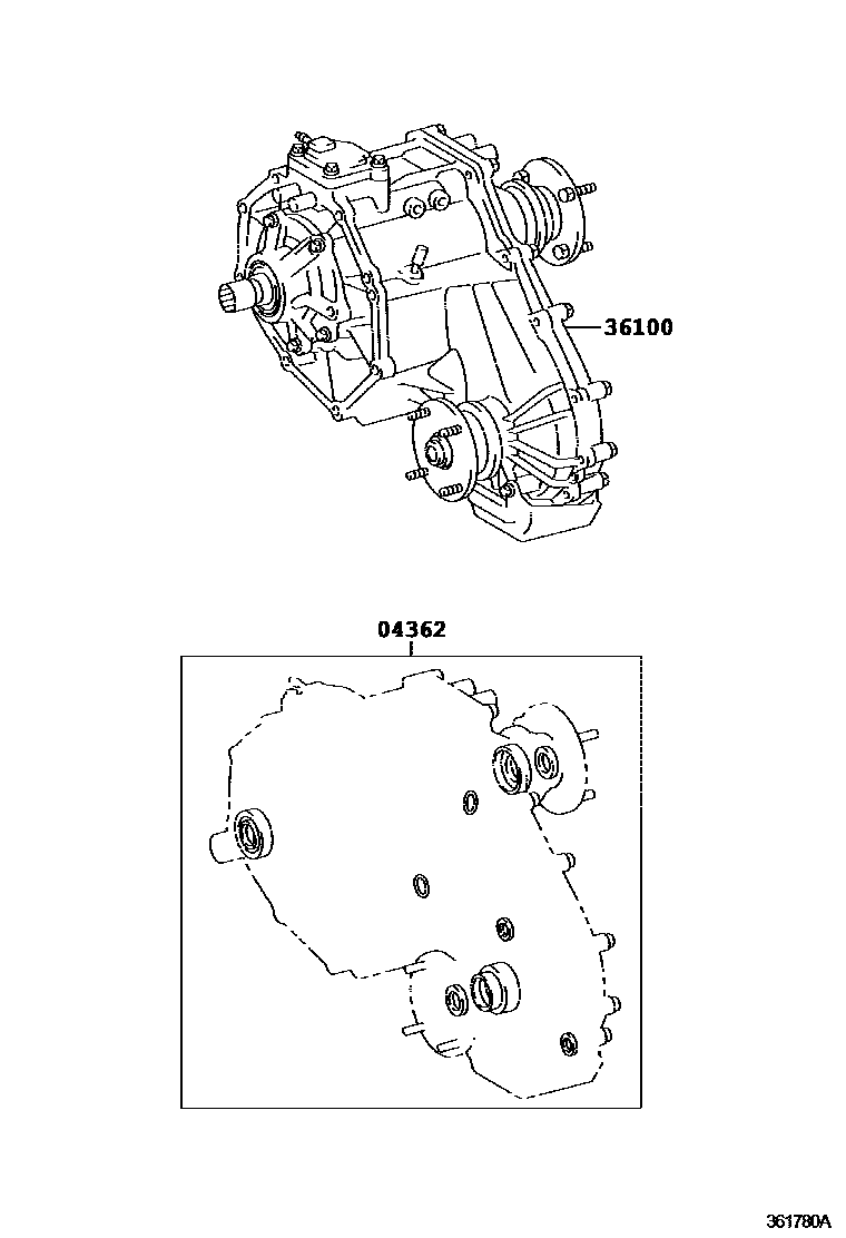 3608 — TRANSFER ASSEMBLY & GASKET KIT