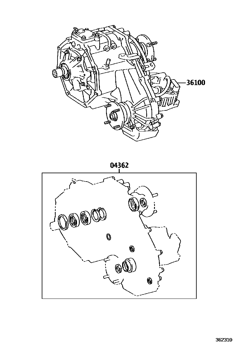 3608 — TRANSFER ASSEMBLY & GASKET KIT
