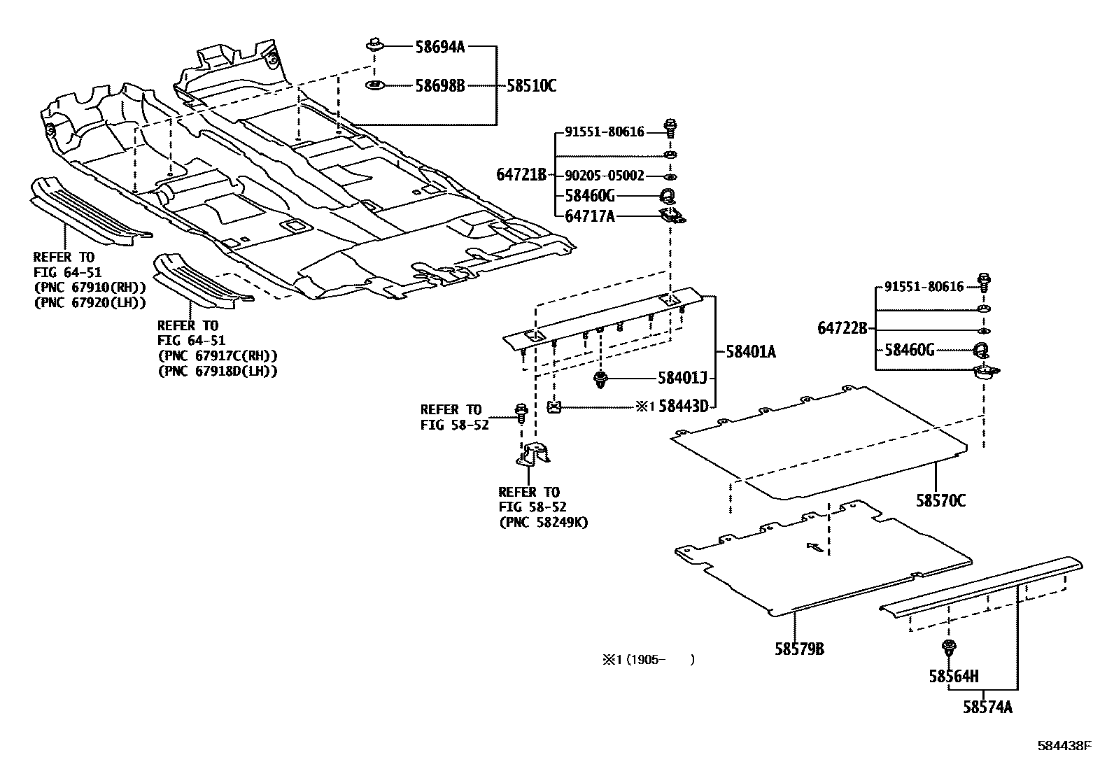 5854 — FLOOR MAT & SILENCER PAD