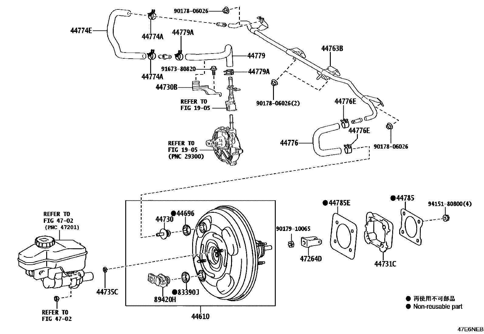 4703 — BRAKE BOOSTER & VACUUM TUBE