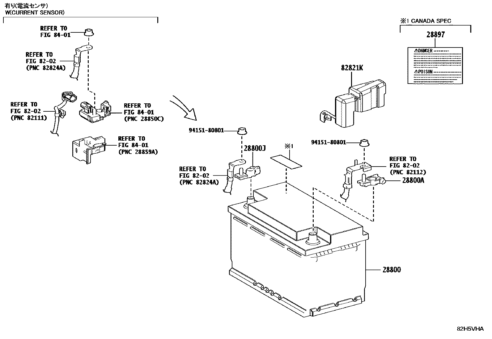 8201 — BATTERY & BATTERY CABLE