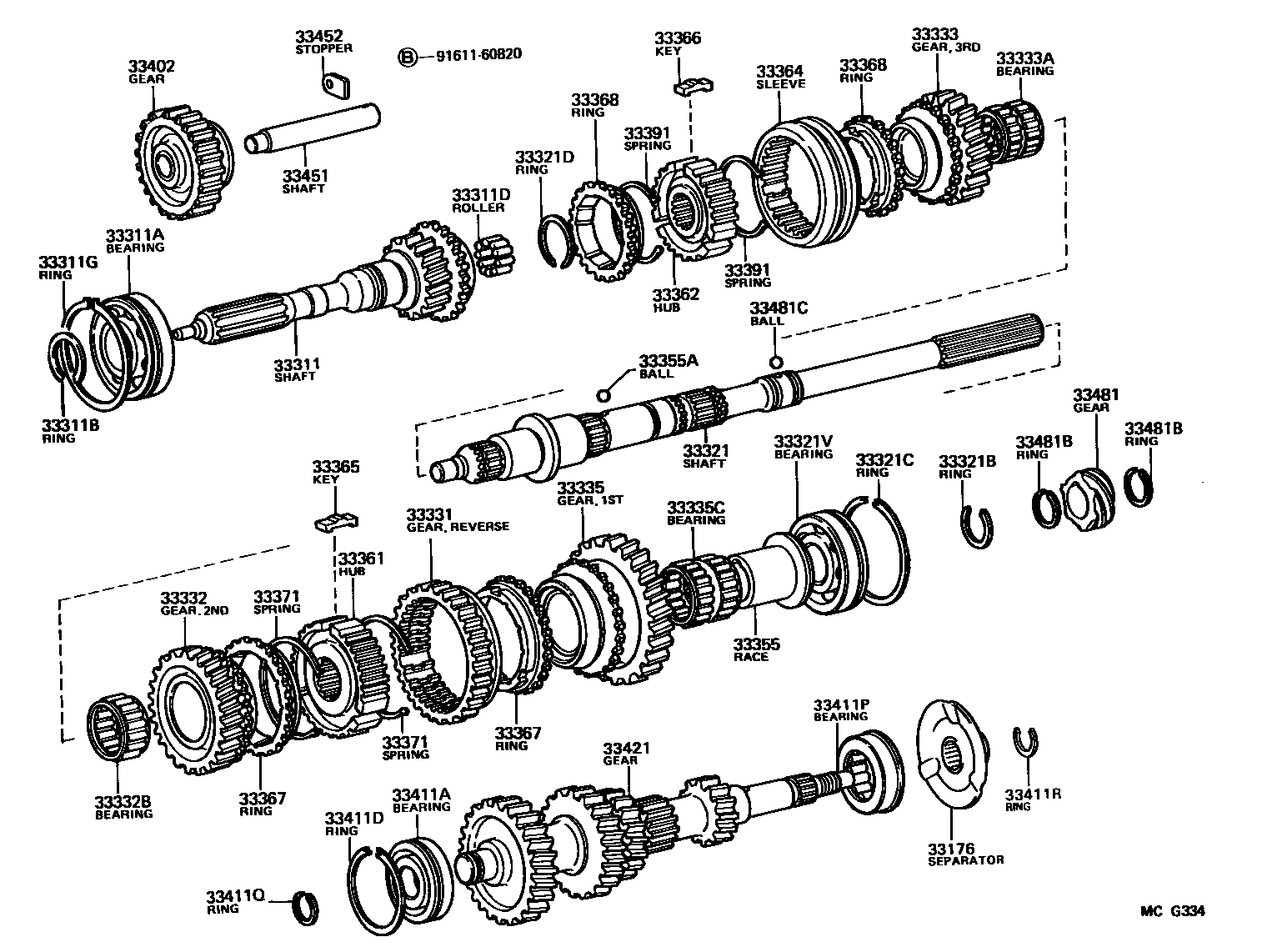 3305 — TRANSMISSION GEAR (MTM)
