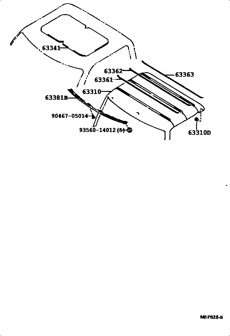 6452 — ROOF HEADLINING & SILENCER PAD