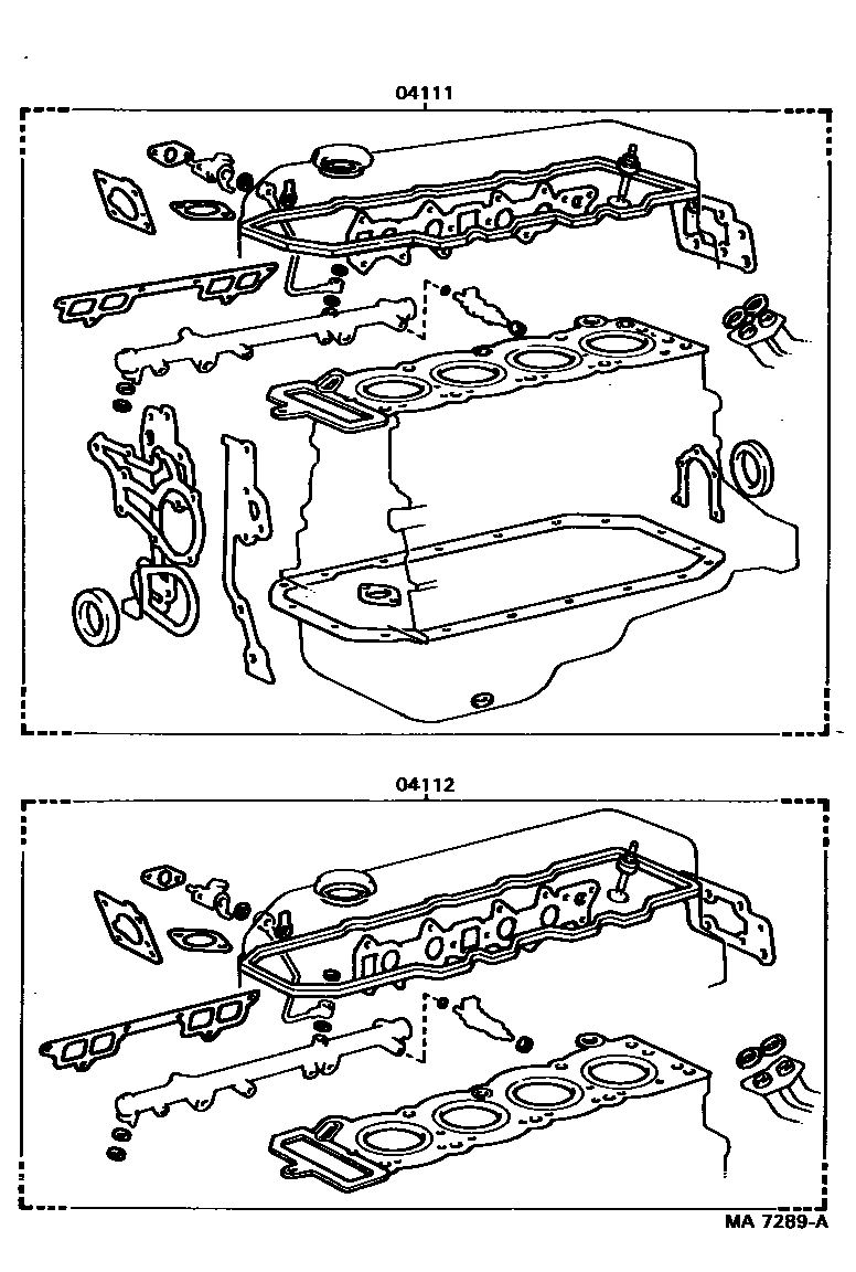 1103 — ENGINE OVERHAUL GASKET KIT