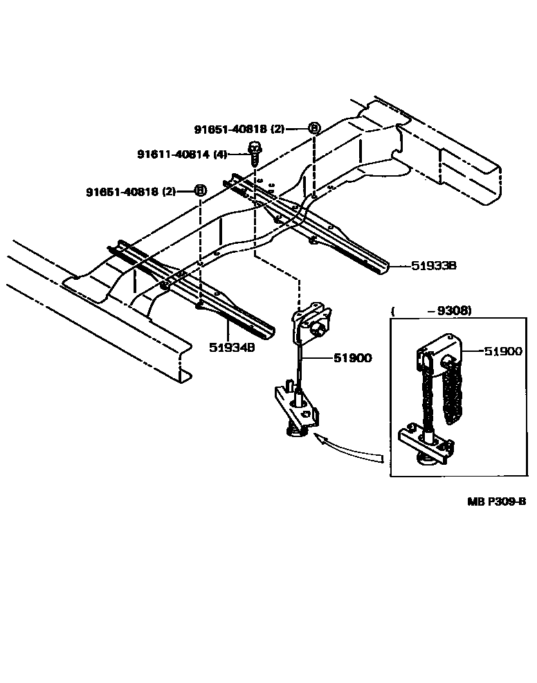 5153 — SPARE WHEEL CARRIER
