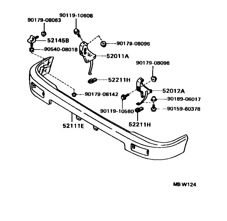 5252 — FRONT BUMPER & BUMPER STAY