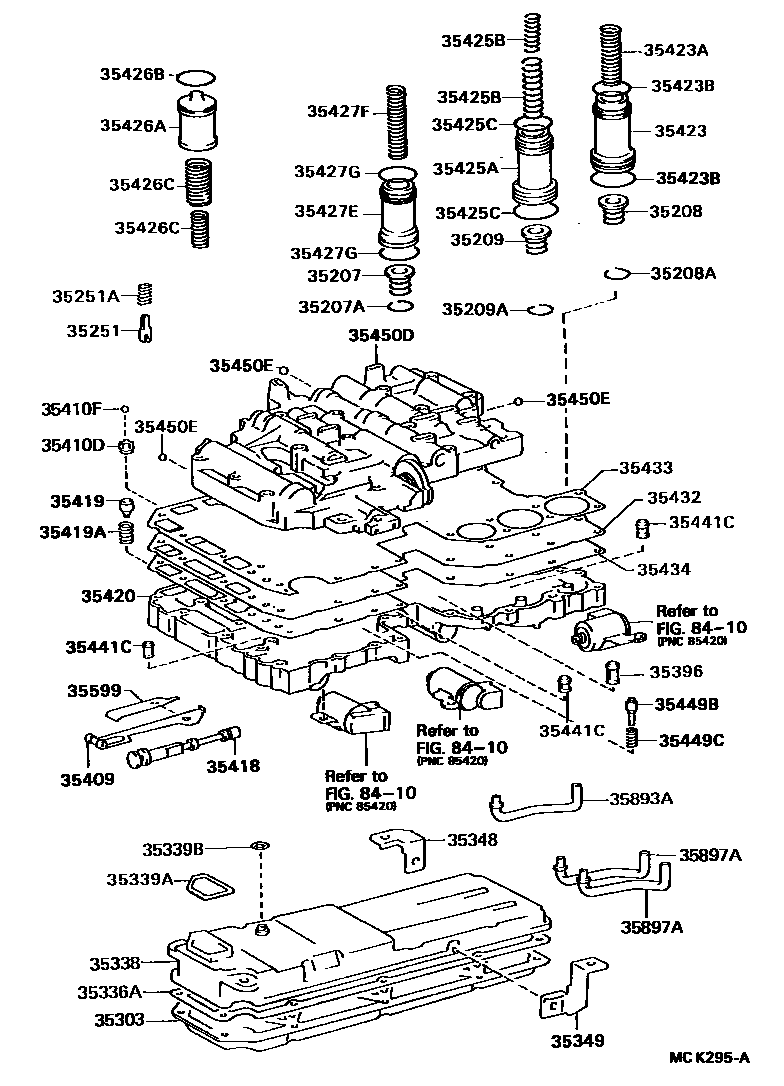 3512 — VALVE BODY & OIL STRAINER (ATM)