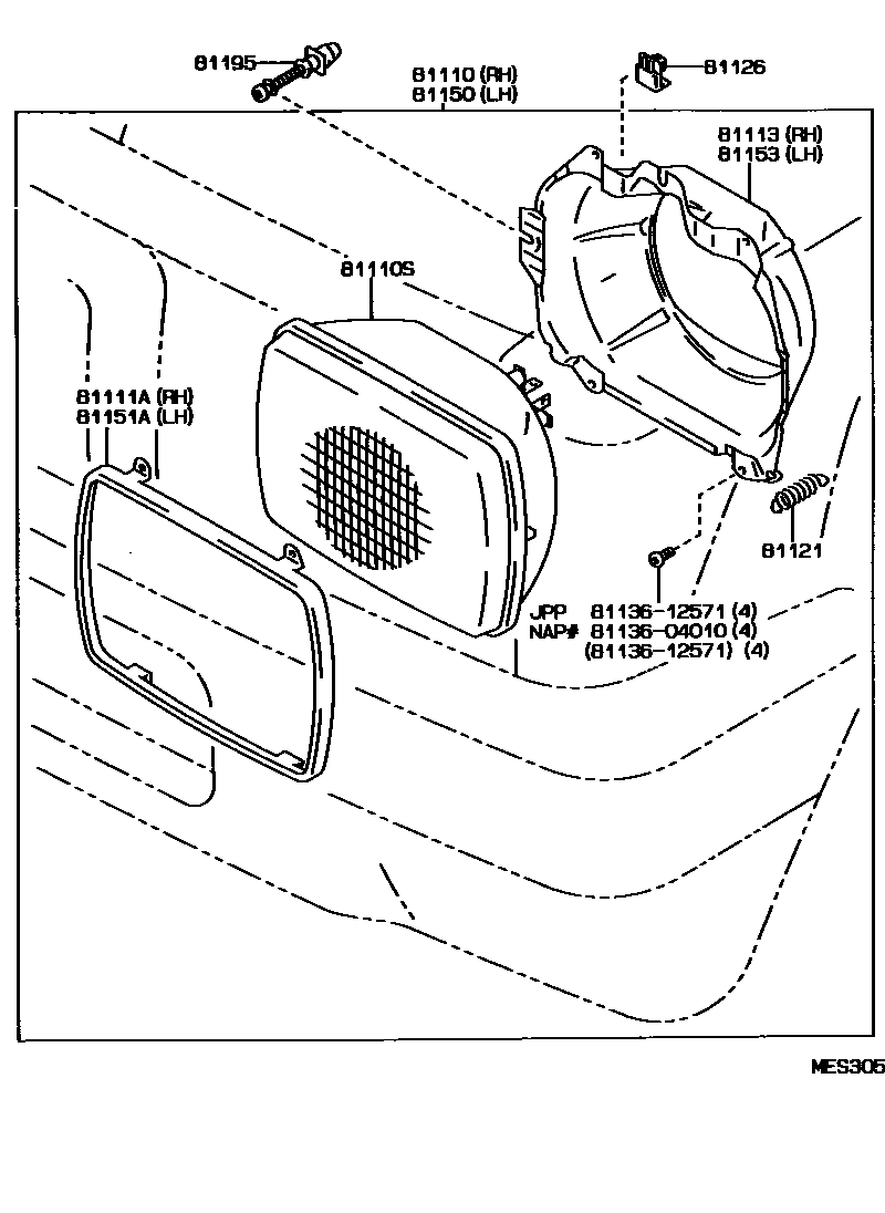 8101 — HEADLAMP
