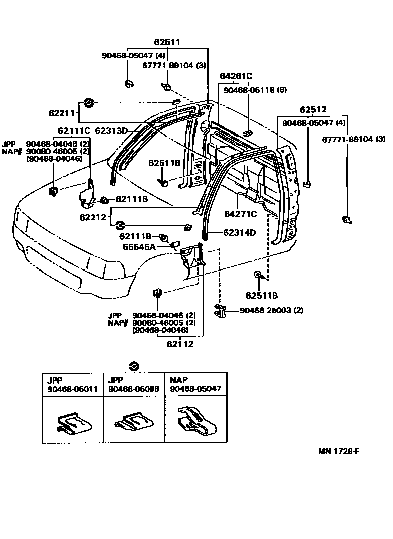 6451 — INSIDE TRIM BOARD
