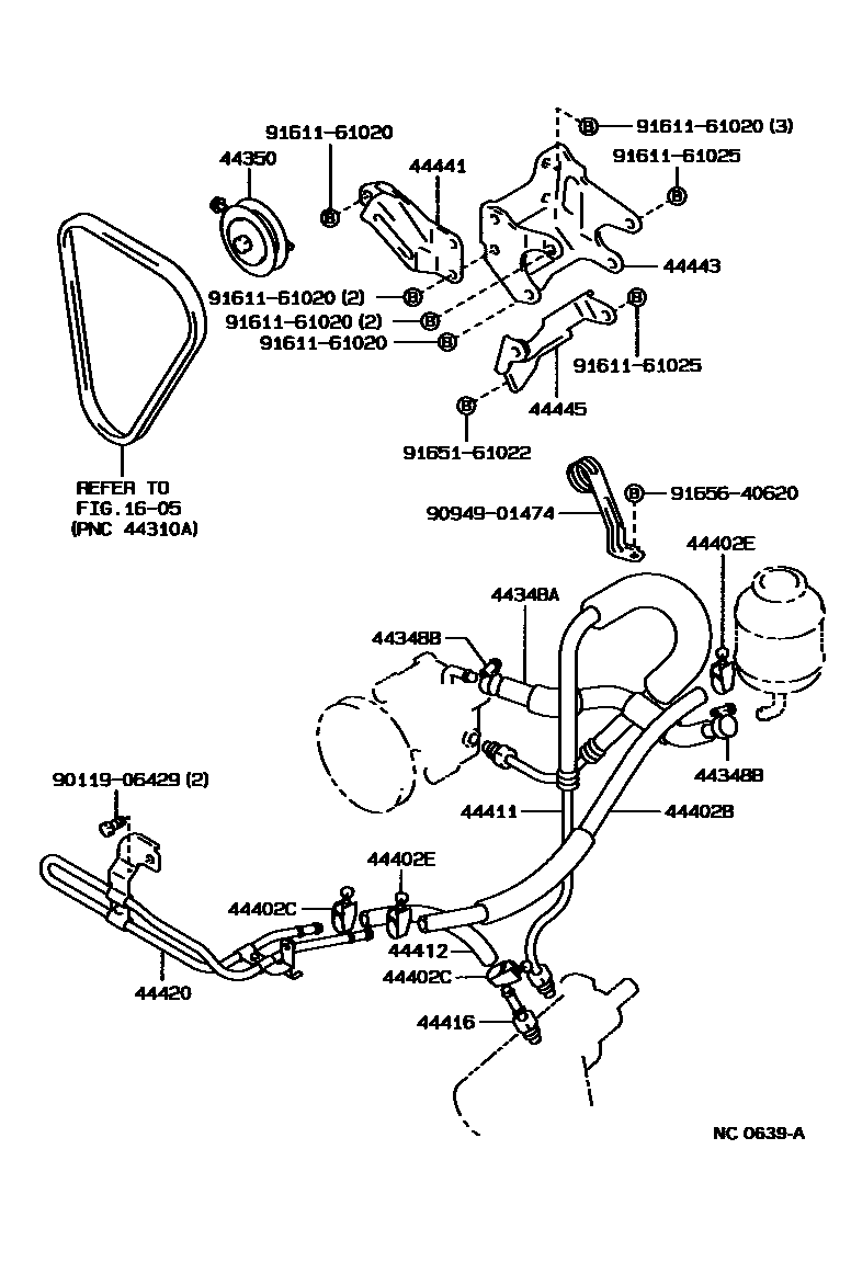 4503 — POWER STEERING TUBE