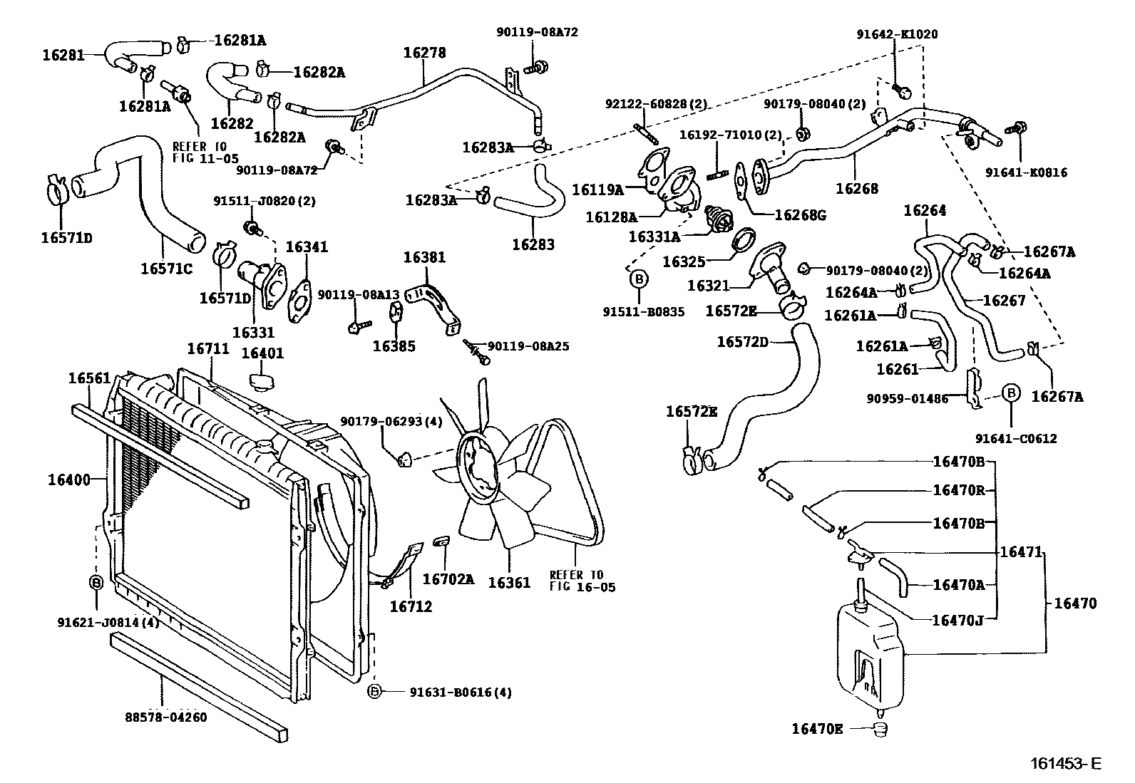 1603 — RADIATOR & WATER OUTLET