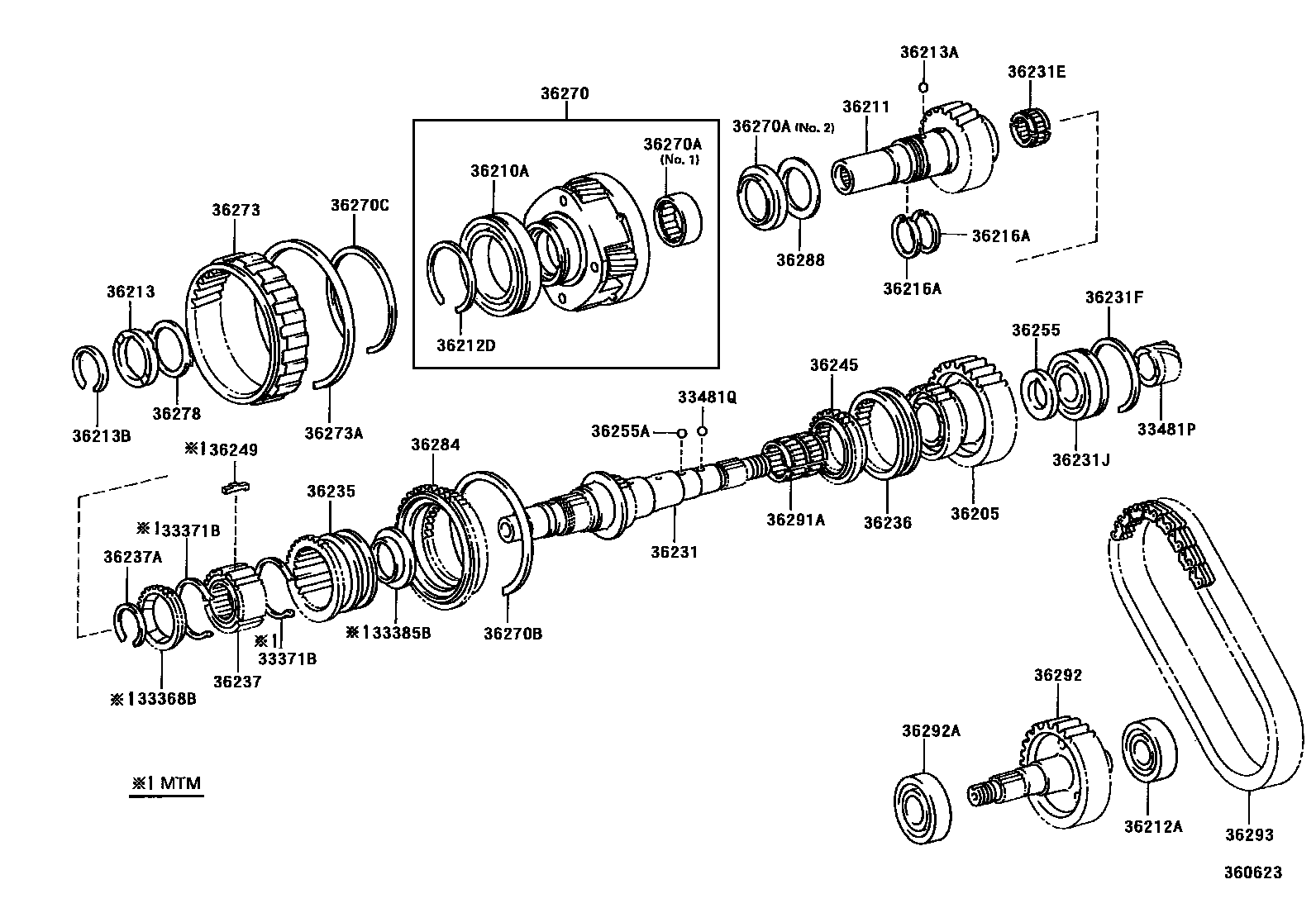 3610 — TRANSFER GEAR