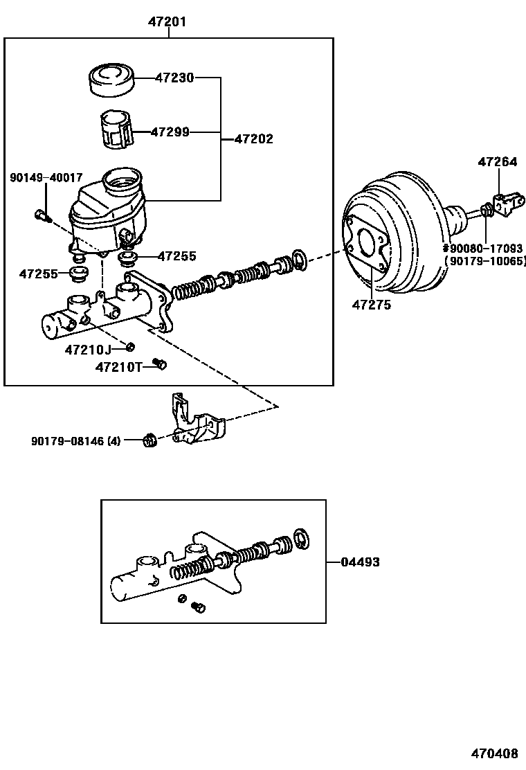 4702 — BRAKE MASTER CYLINDER