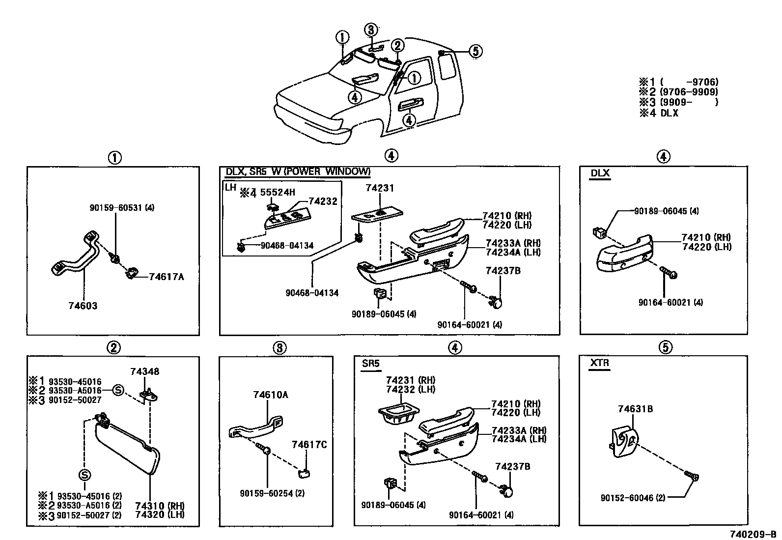 7451 — ARMREST & VISOR