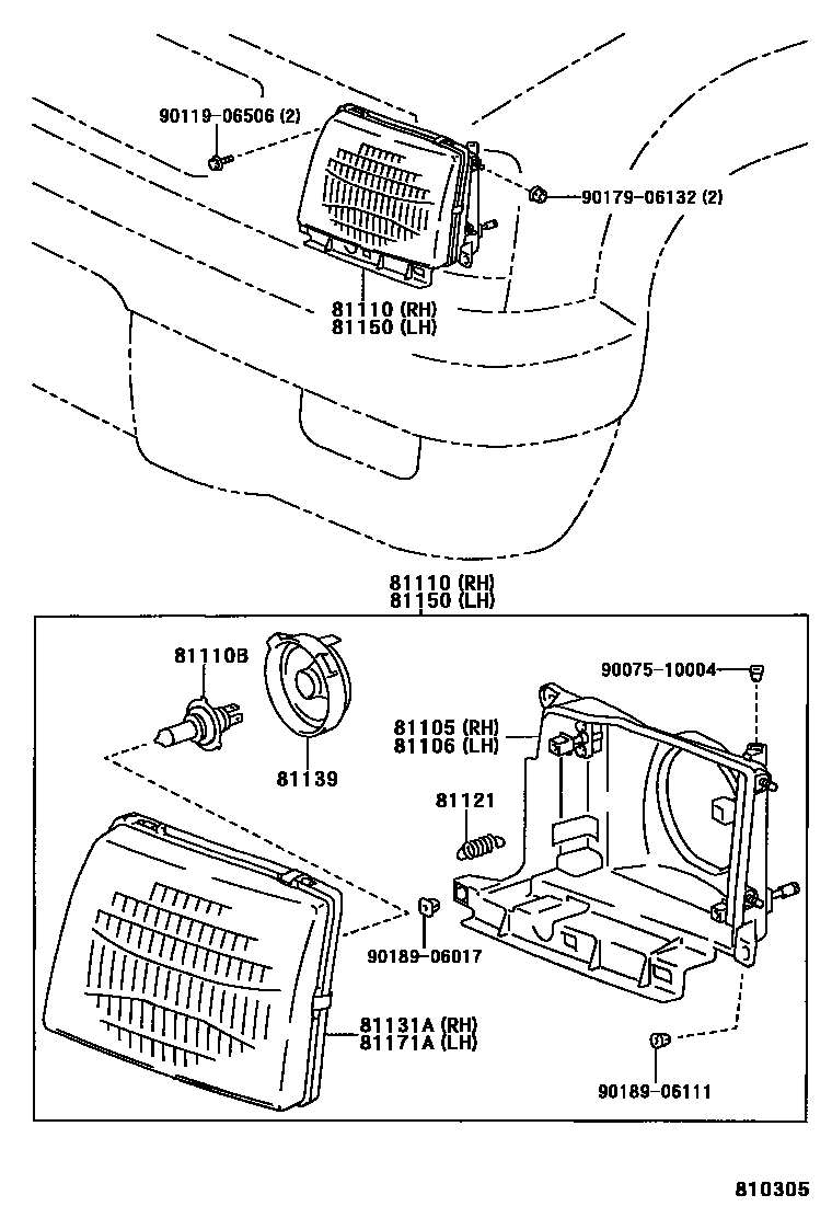 8101 — HEADLAMP