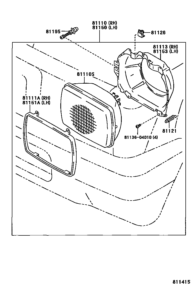 8101 — HEADLAMP
