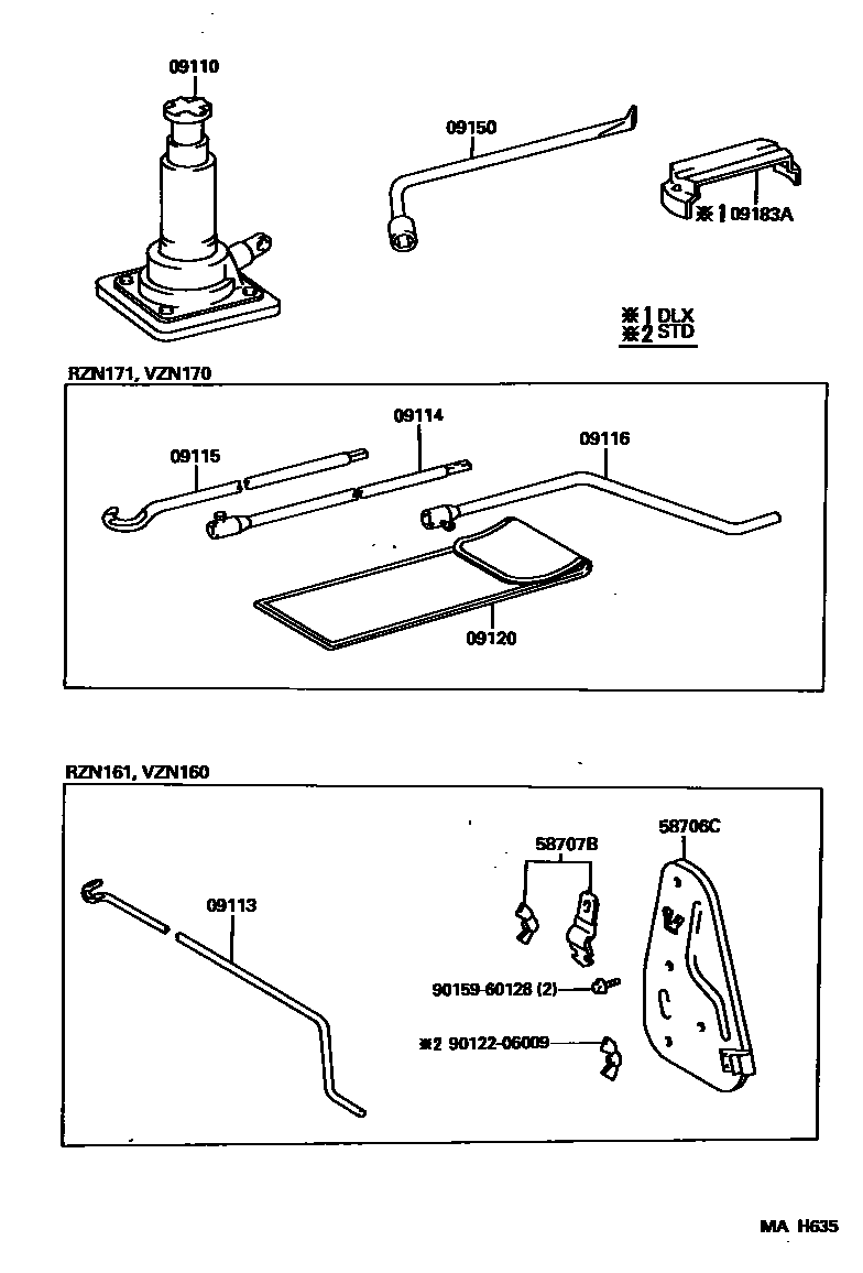 0901 — STANDARD TOOL
