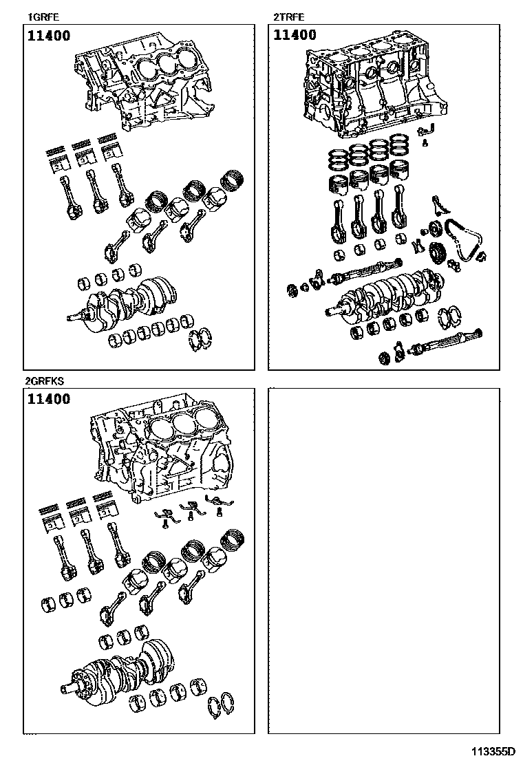 1102 — SHORT BLOCK ASSEMBLY