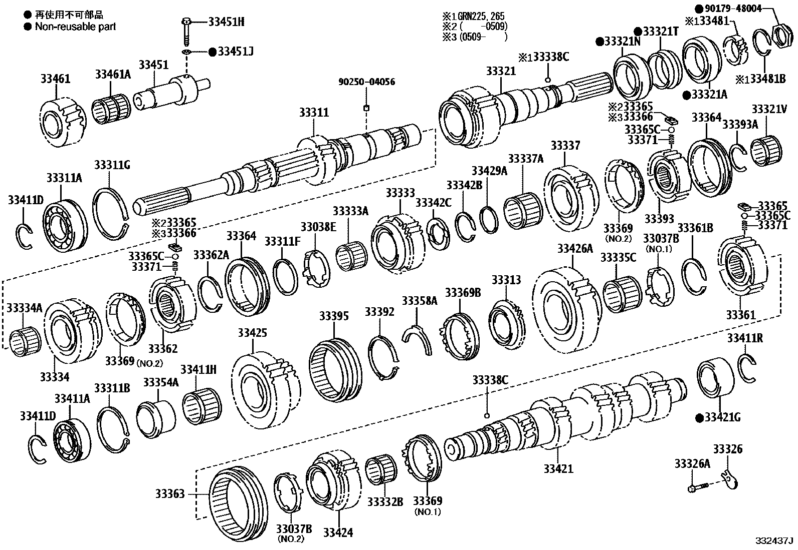 3305 — TRANSMISSION GEAR (MTM)