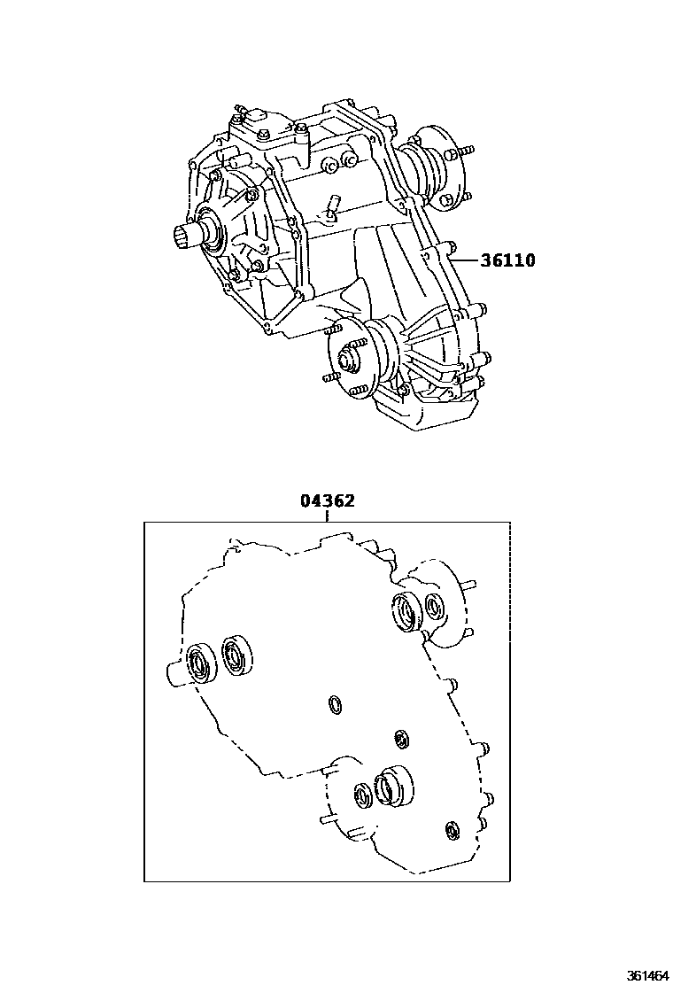 3608 — TRANSFER ASSEMBLY & GASKET KIT