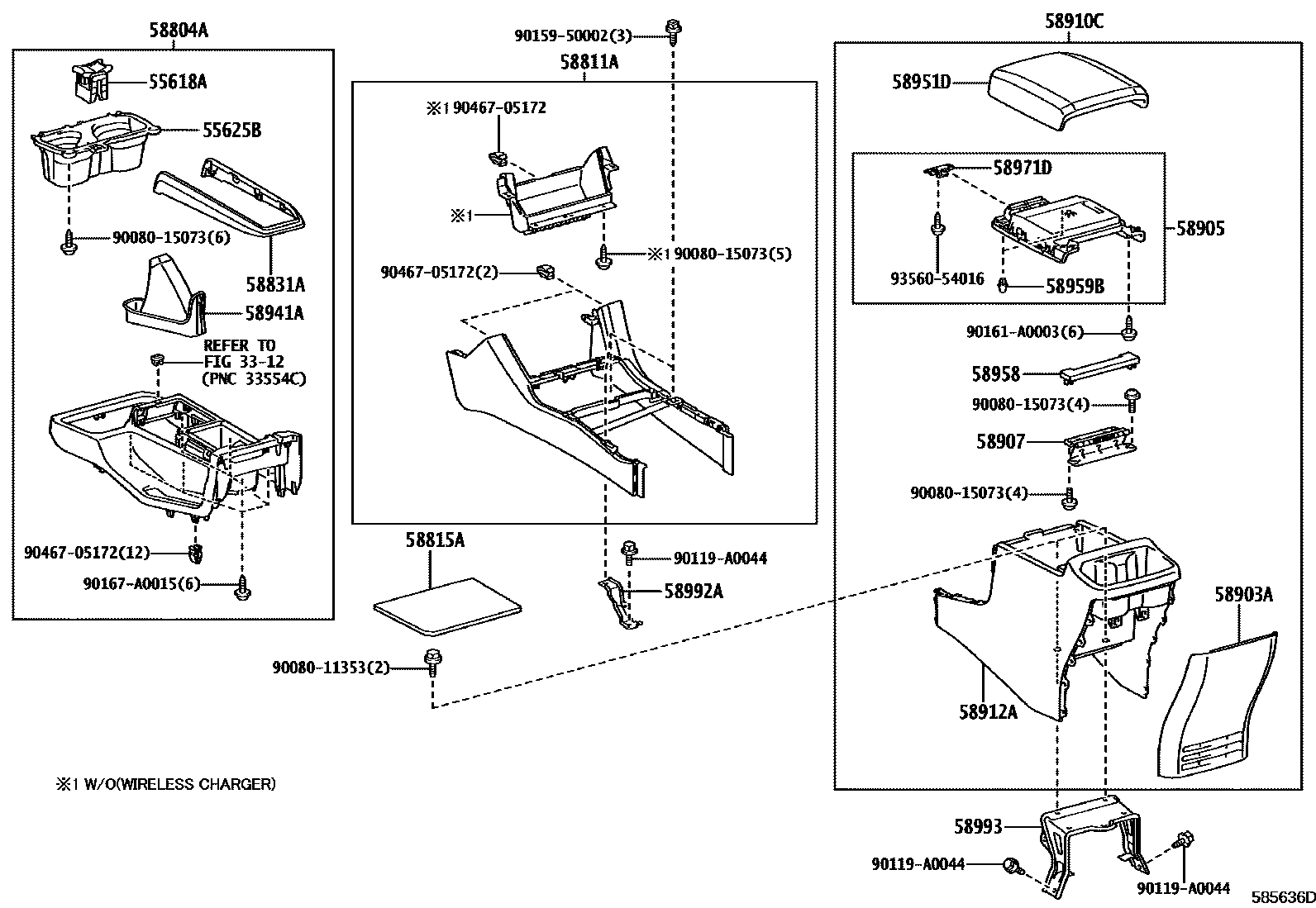 5855 — CONSOLE BOX & BRACKET