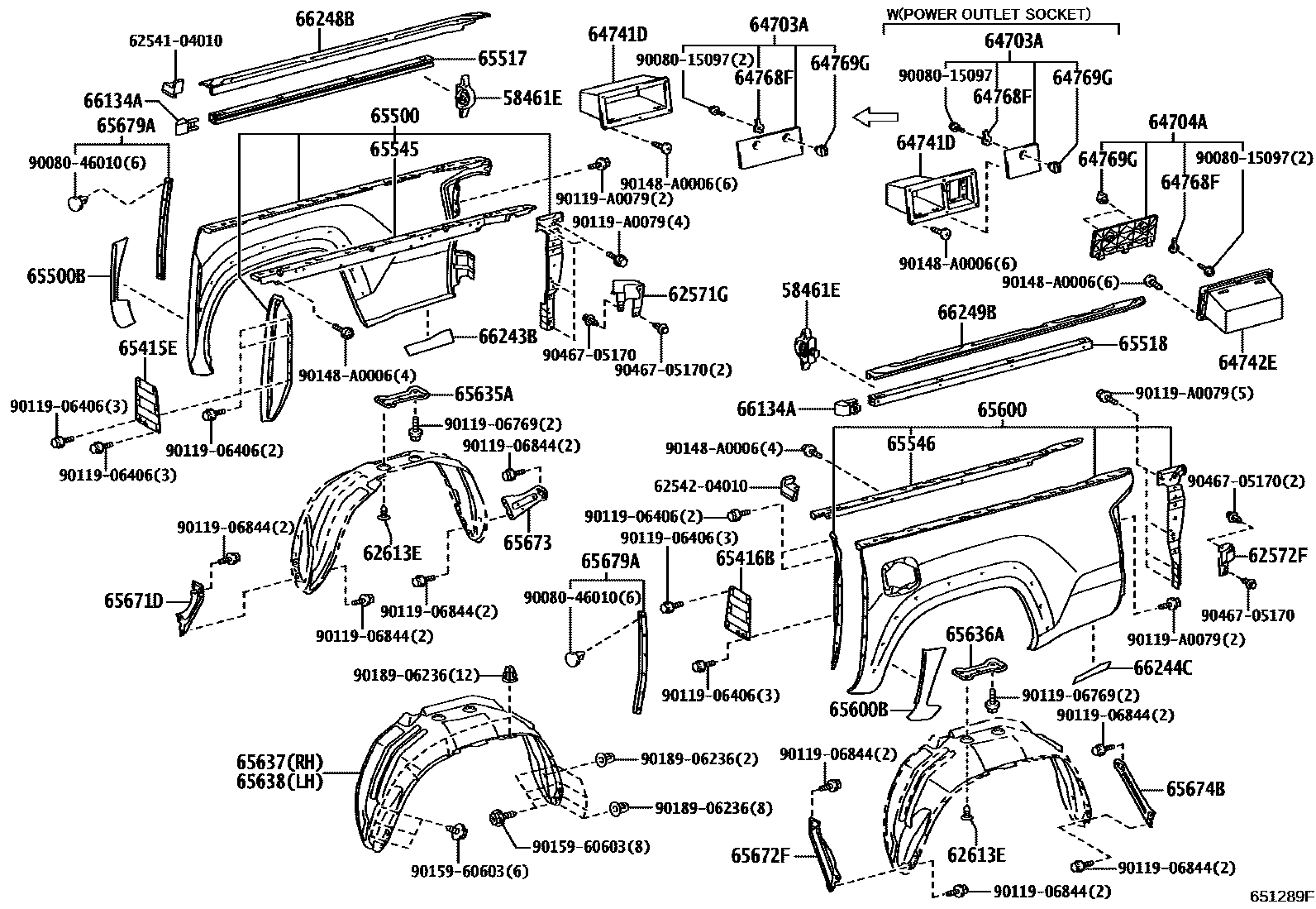 6554 — REAR BODY SIDE PANEL