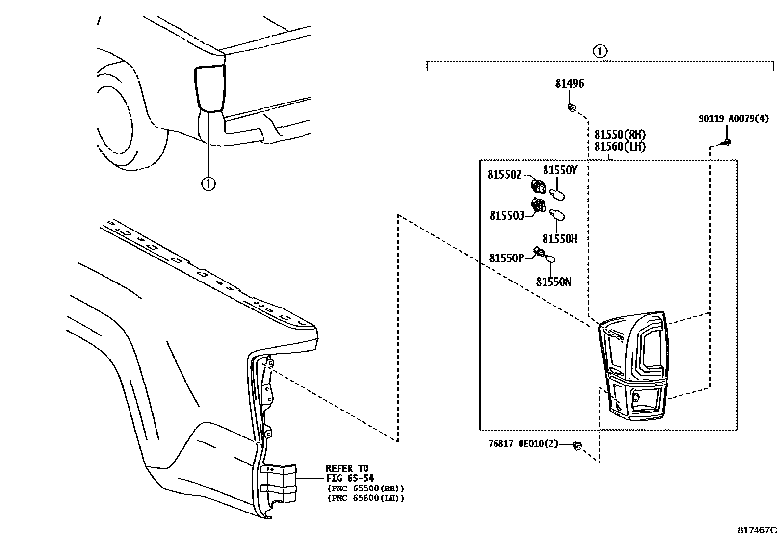 8111 — REAR COMBINATION LAMP