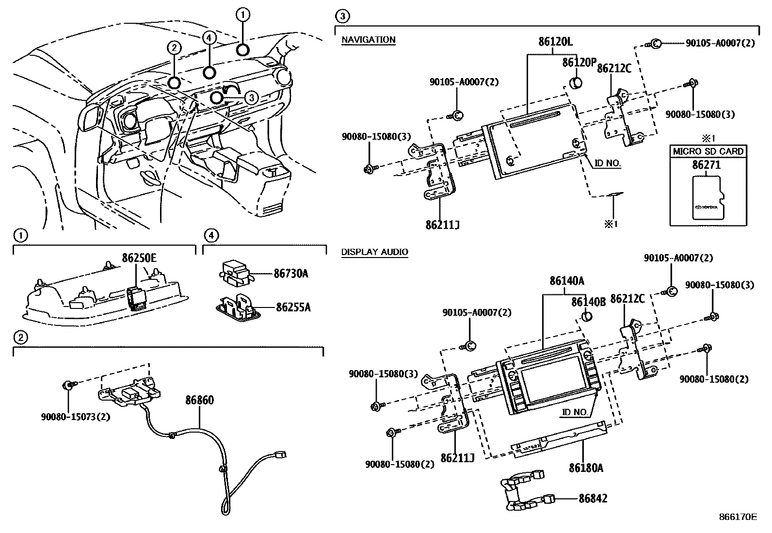 8603 — NAVIGATION & FRONT MONITOR DISPLAY