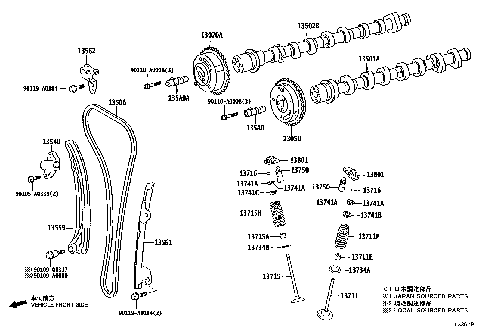 1302 — CAMSHAFT & VALVE