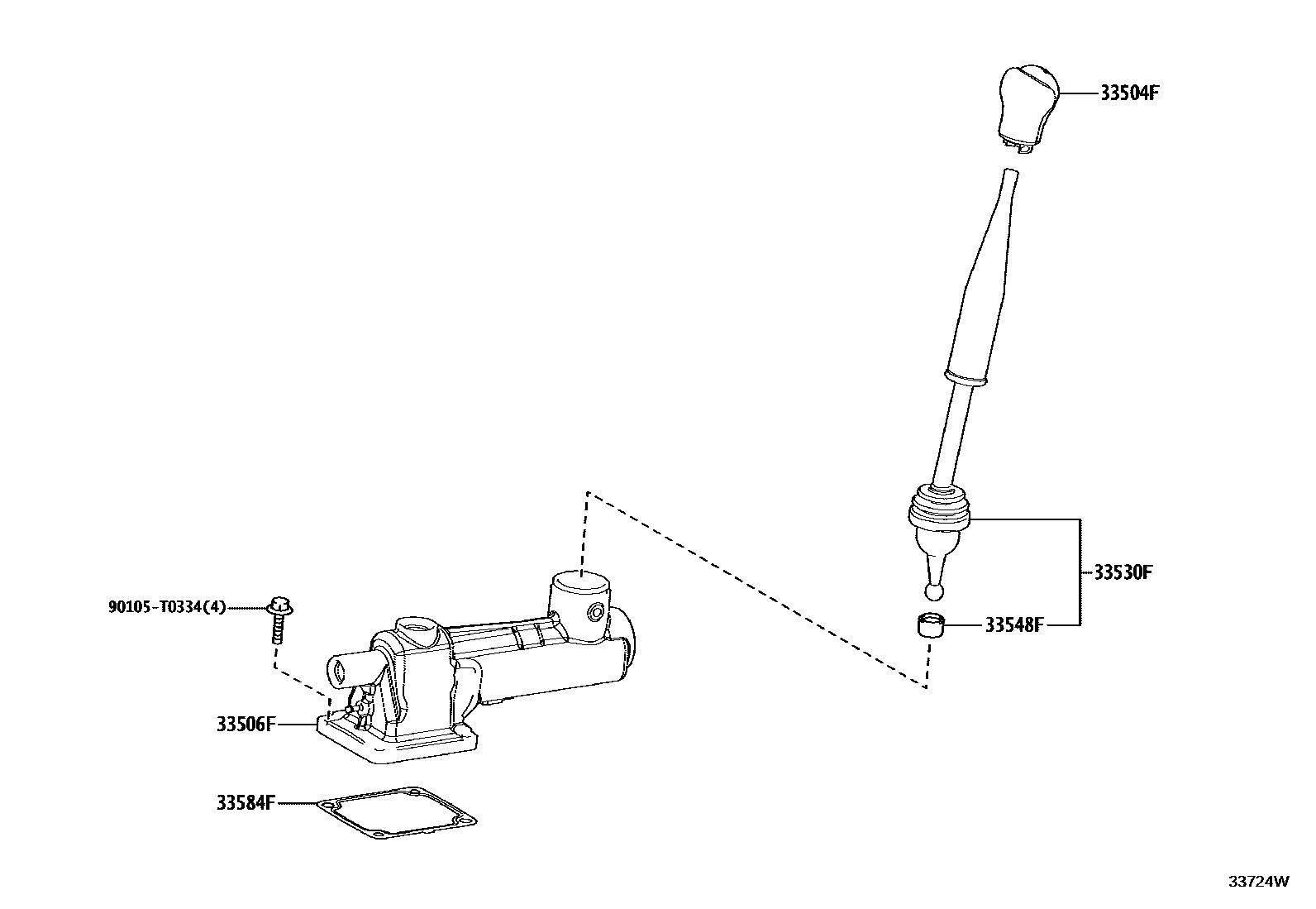 3312 — SHIFT LEVER & RETAINER
