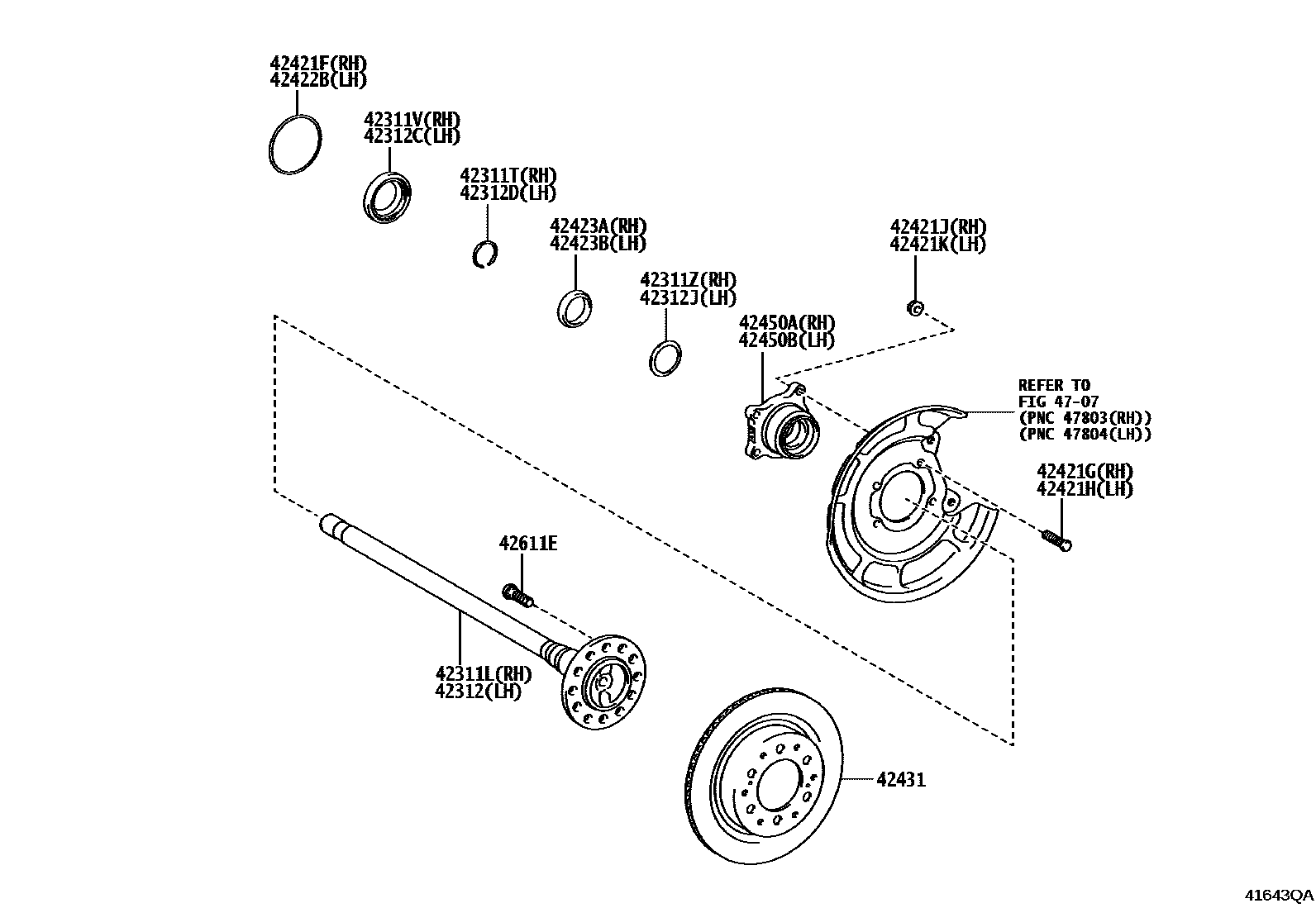 4102 — REAR AXLE SHAFT & HUB