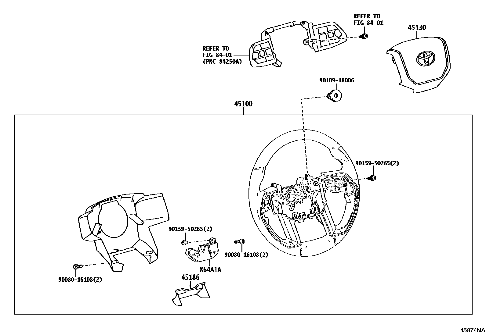 4504 — STEERING WHEEL