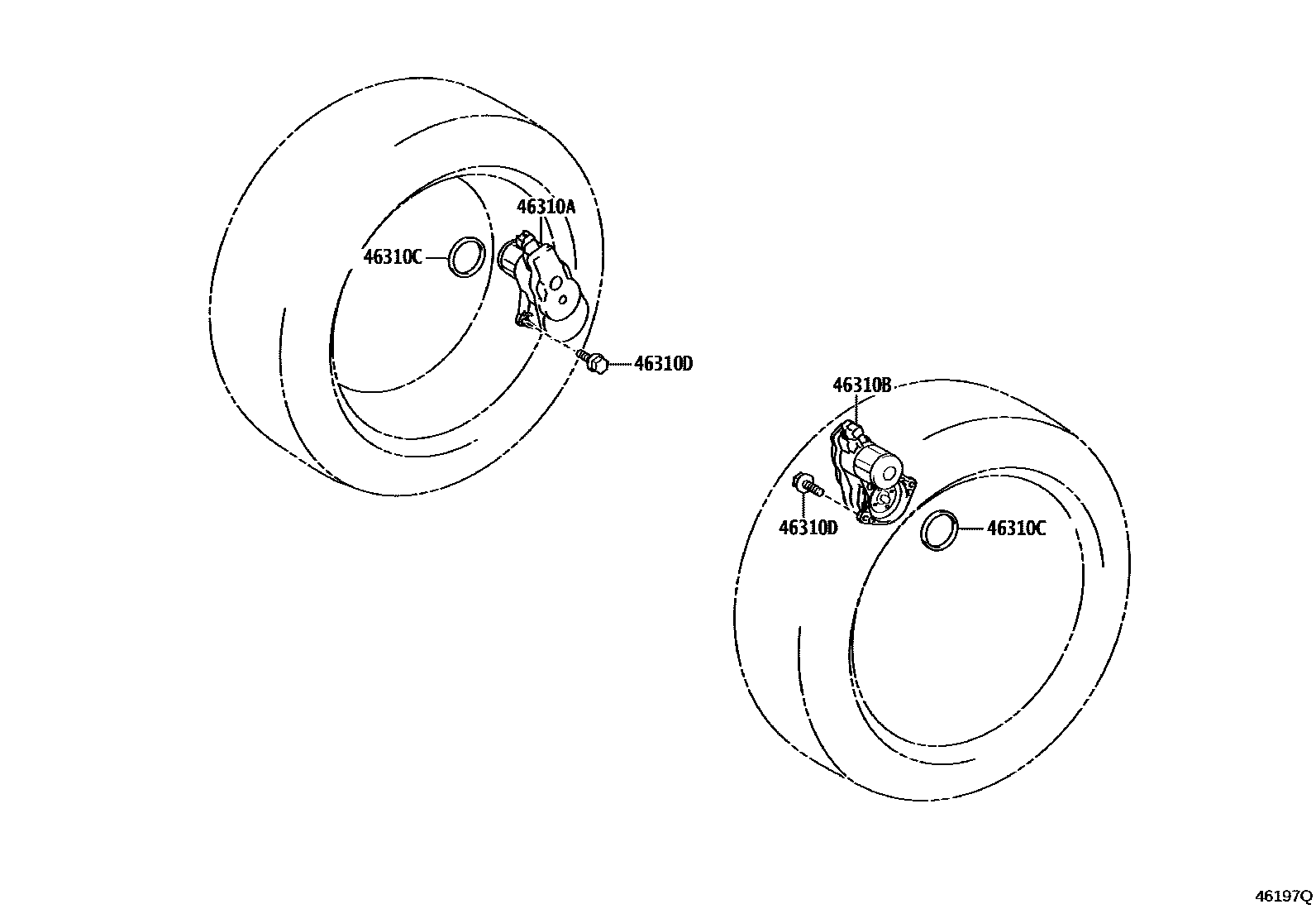 4601 — PARKING BRAKE & CABLE