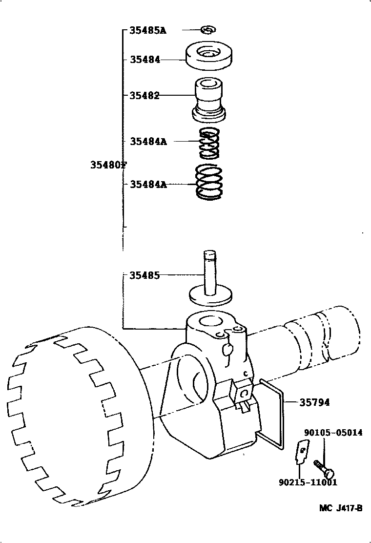 3511 — REAR OIL PUMP & GOVERNOR (ATM)