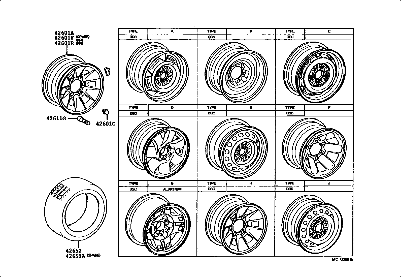 4103 — DISC WHEEL & WHEEL CAP