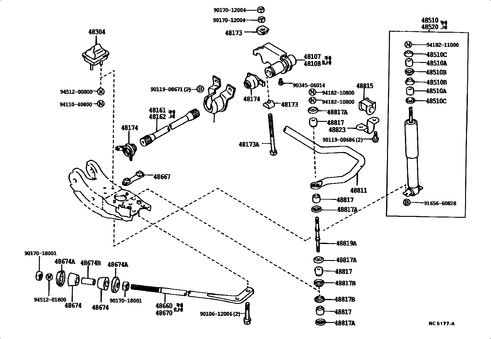4803 — FRONT SPRING & SHOCK ABSORBER