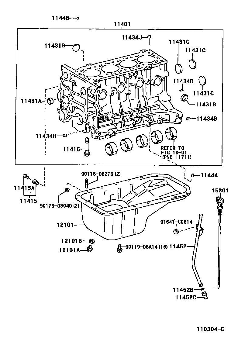 1105 — CYLINDER BLOCK