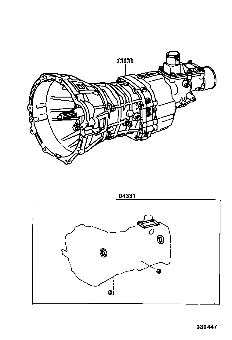 3301 — TRANSAXLE OR TRANSMISSION ASSY & GASKET KIT (MTM)