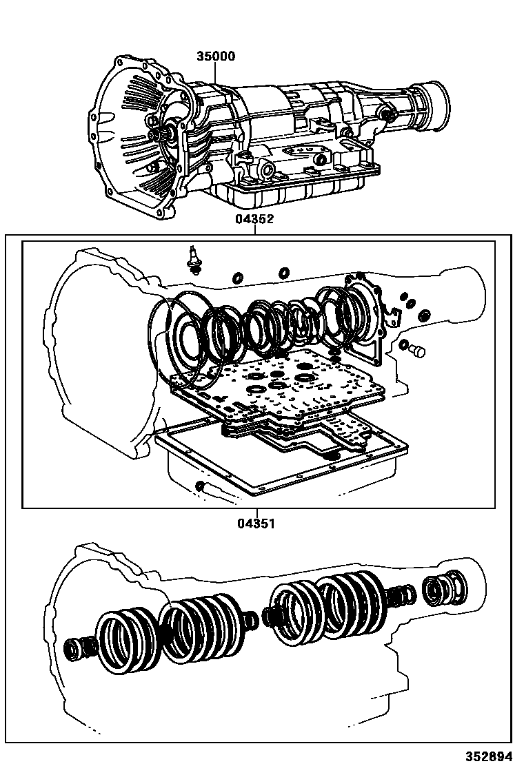3501 — TRANSAXLE OR TRANSMISSION ASSY & GASKET KIT (ATM)