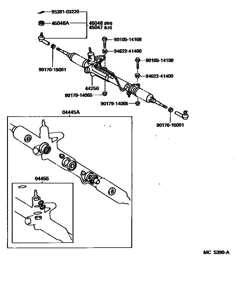 4505 — FRONT STEERING GEAR & LINK