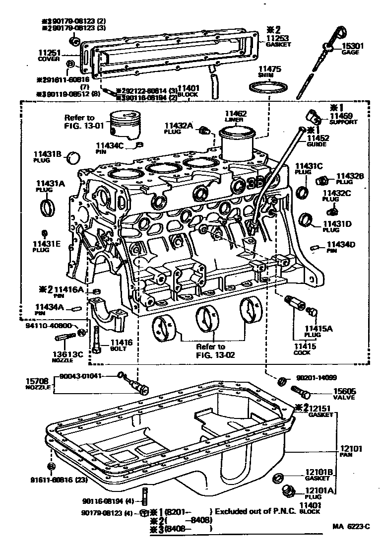 1105 — CYLINDER BLOCK