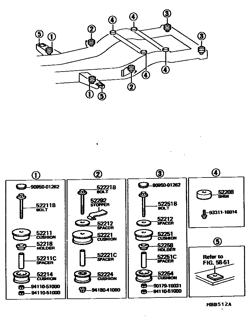 5251 — CAB MOUNTING & BODY MOUNTING